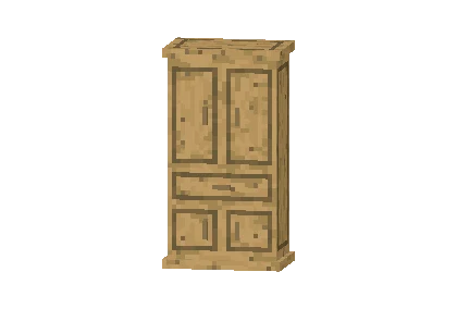 Деревянный шкаф